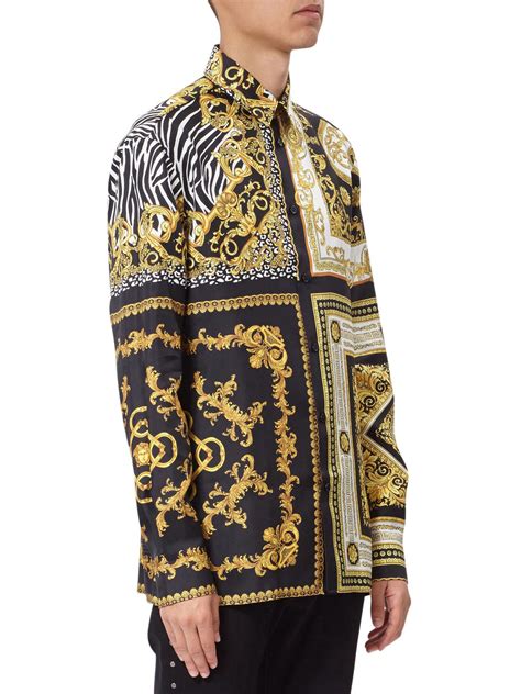 shirt versace man|authentic Versace shirts.